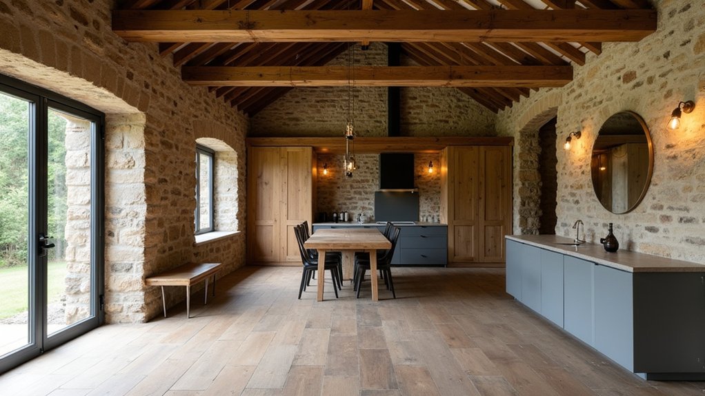 cohesive rustic interior design