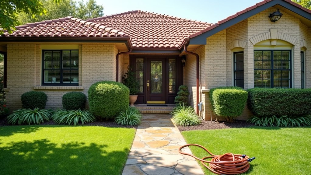 control exterior moss growth