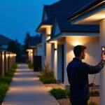 install outdoor security lights