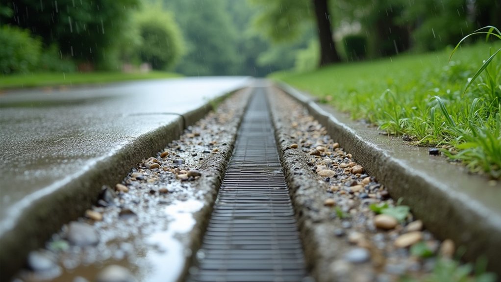 maintain driveway drainage properly