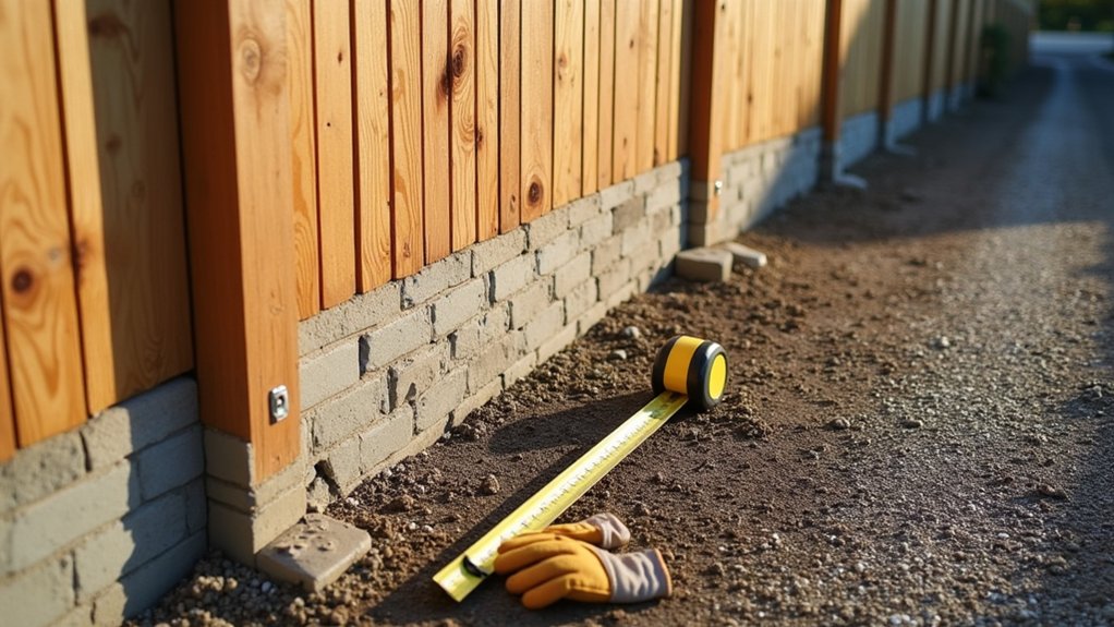 verify property boundary lines